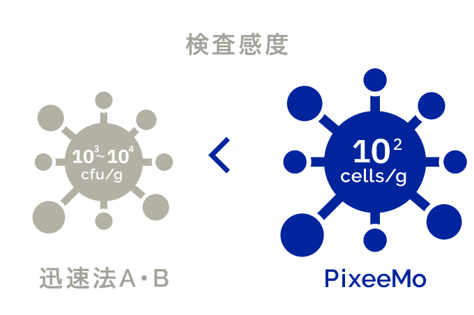 高速かつ定量的に迅速検出