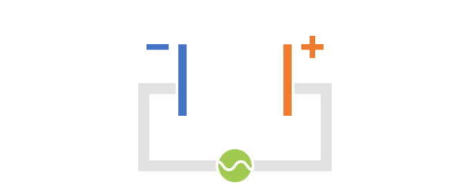 電極イメージの模式図です。